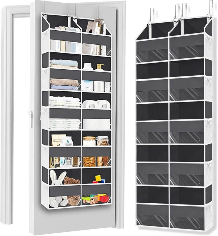 Door Organizer Storage - Maximize Space with 10 Compartments - 19% Off!
