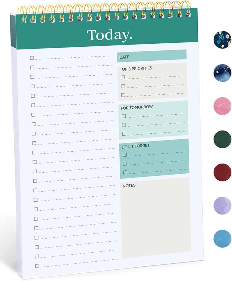 Taja To Do Notepad - Perfect for Daily Tasks & Goals - 41% Off!