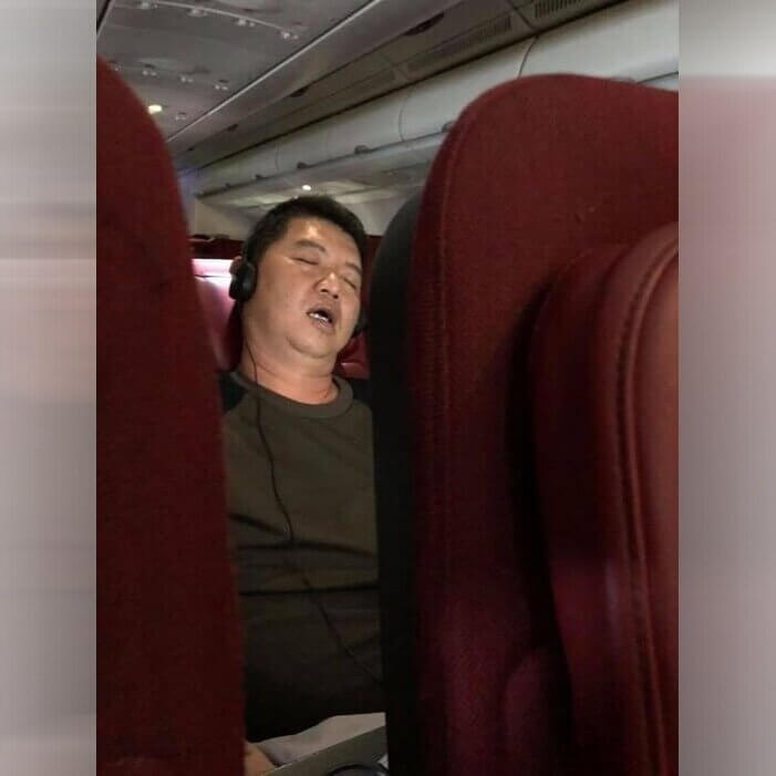 Facebook/People Sleeping on Planes