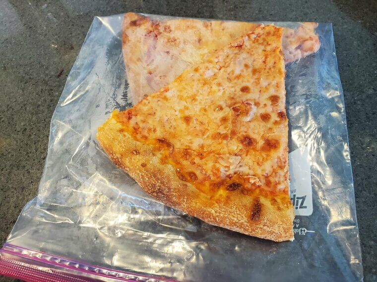 Leftover Pizza Straight From the Fridge