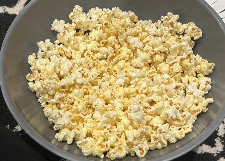 Buttered Popcorn Made Way Too Late