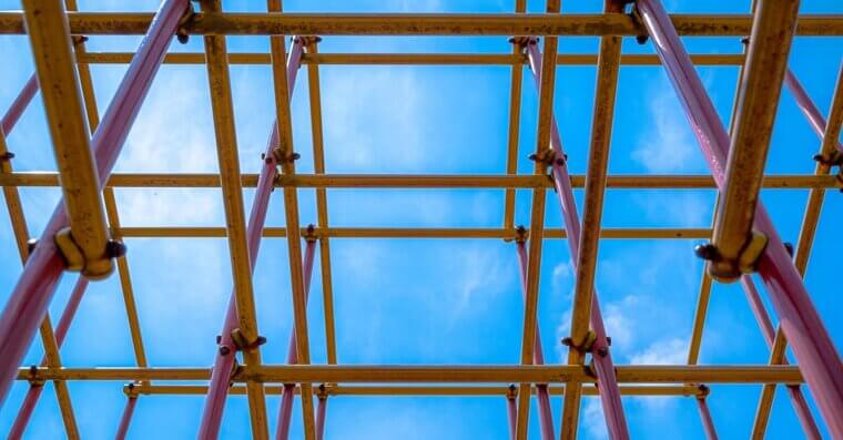 High-Up Metal Jungle Gyms