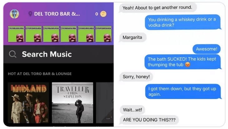 Husband Pranks Wife On Night Out With Friends