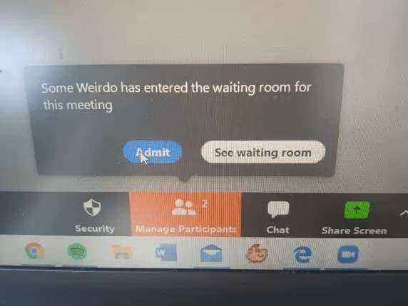 Some Weirdo Asked To Join