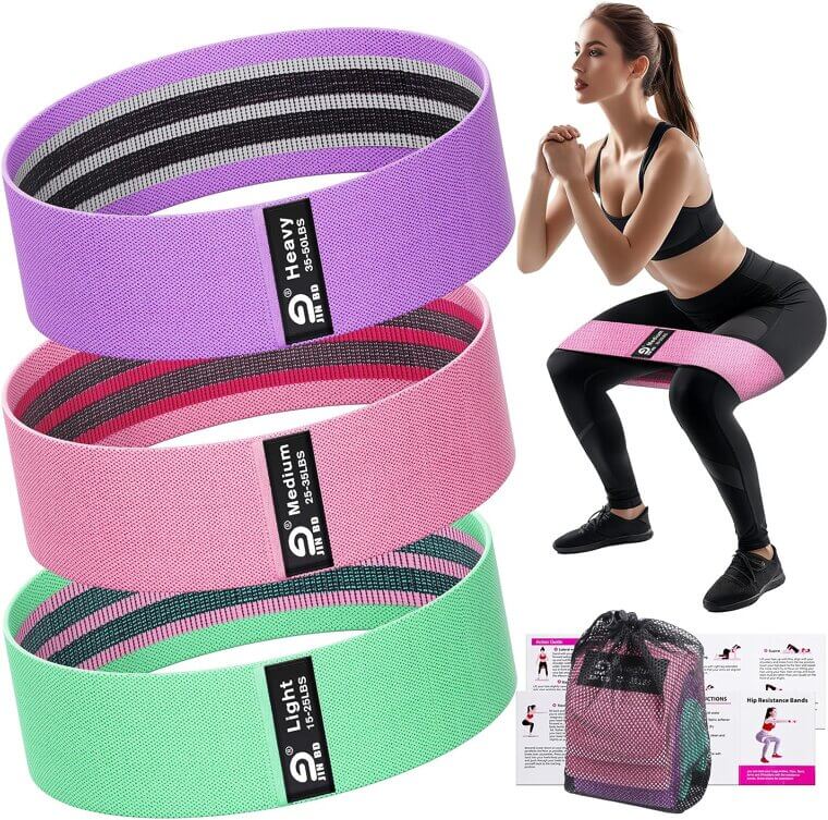 Fabric Resistance Bands – Perfect for Home Workouts & Fitness Enthusiasts - Now 30% Off!