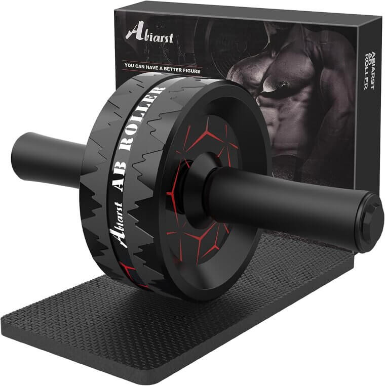 Ab Roller Wheel - Silent Core Trainer for Home Fitness 