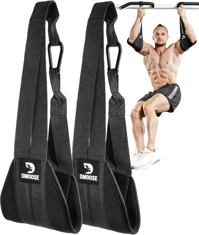 DMoose Hanging Ab Straps - Enhance Your Core Workouts with Comfort - Now 39% Off!