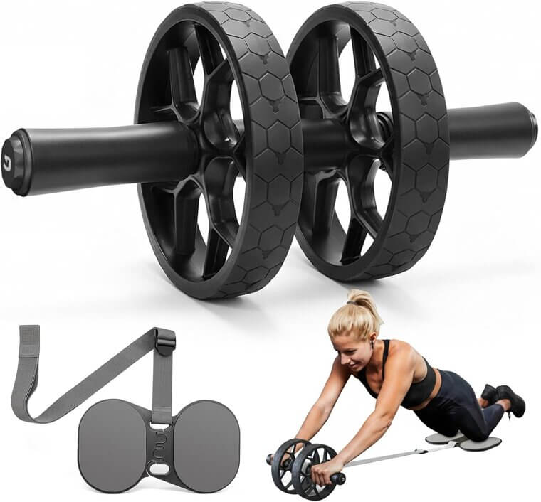 Vinsguir Ab Roller - Perfect for All Fitness Levels - Now 38% Off!