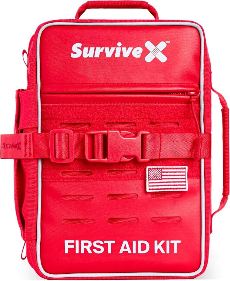 SurviveX First Aid Kit - Your Go-To for Emergencies! 