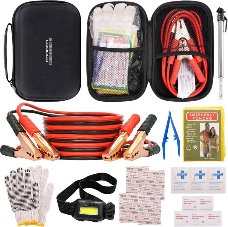 Car Emergency Kit - Essential Safety Gear for Roadside Emergencies - Now 24% Off!