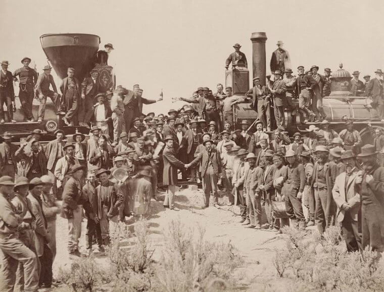 The Glorious Completion Of The Transcontinental Railroad