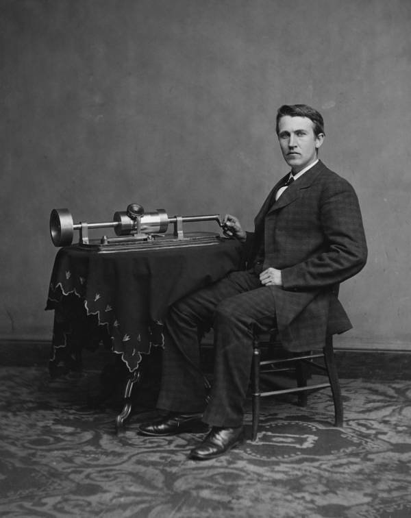 Thomas Edison Himself Reveals One of His Many Inventions