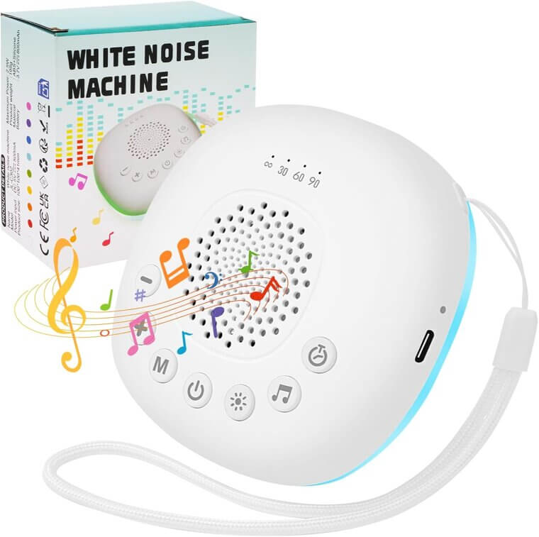 White Noise Machine Für Babys Mit Nachtlicht 