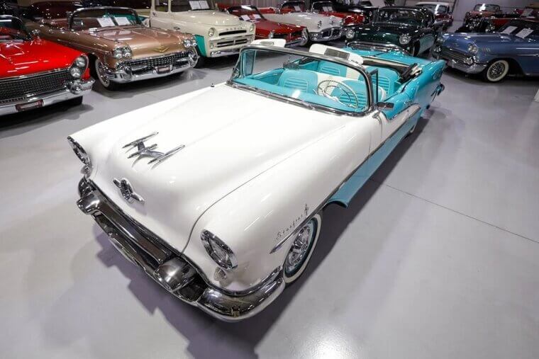1955 Oldsmobile 98 Starfire Convertible – $59,995