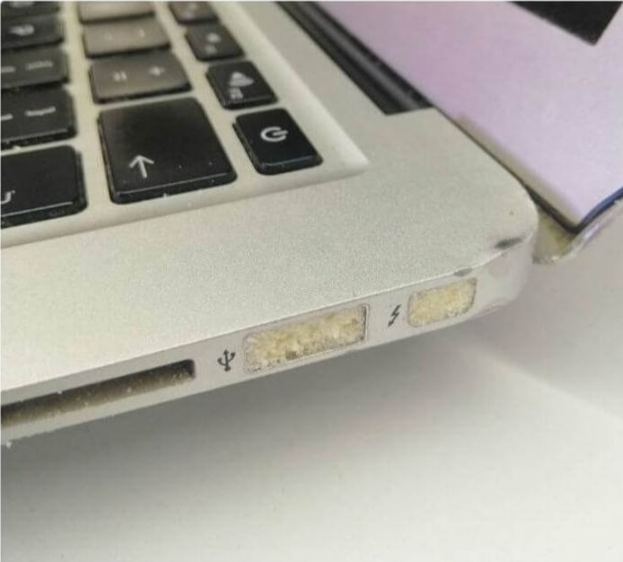 Never Leave Parmesan Cheese Open In Your Laptop Bag