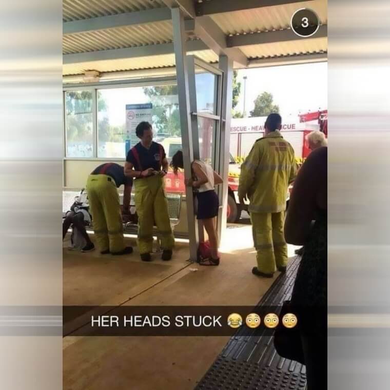 Even The Firefighters Are Laughing At Her