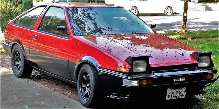Toyota Corolla AE86 Sprinter Trueno/Levin (1983–1987)