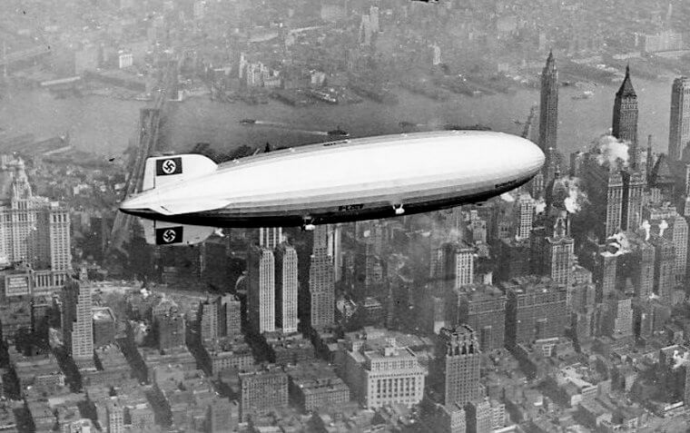 The Hindenburg Before It Went Down