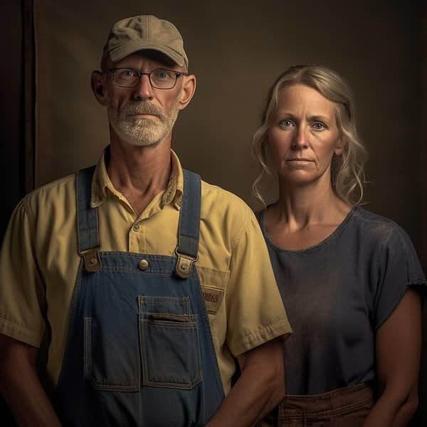 Iowa- Cozy Couple of the Corn State