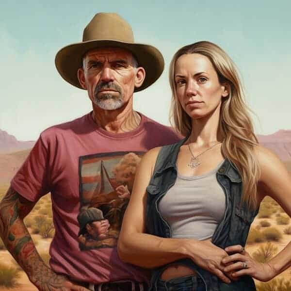 Arizona- A Tattooed Duo of Tumbleweed Tales