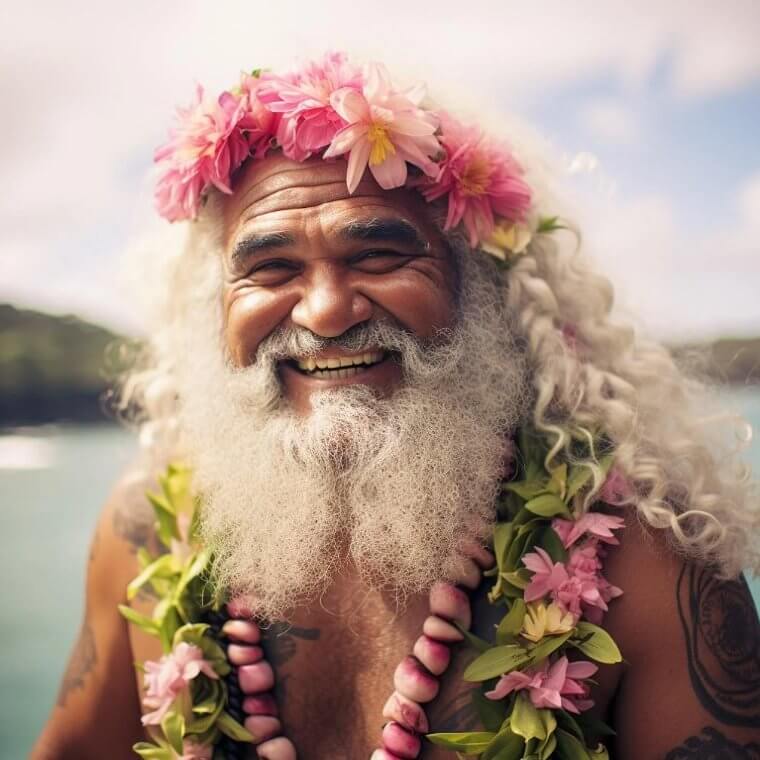 Hawaii- Aloha and Flower Crown Included