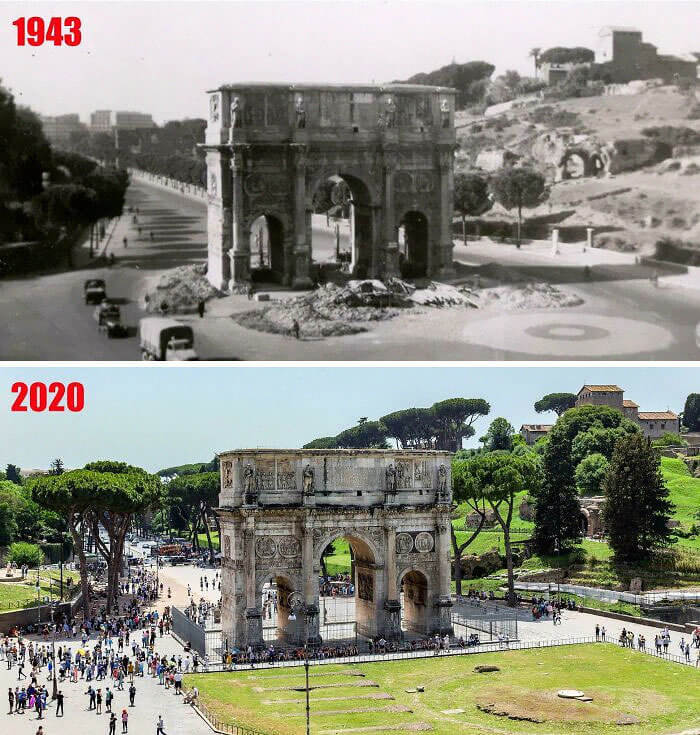 Arch Of Constantine In Rome