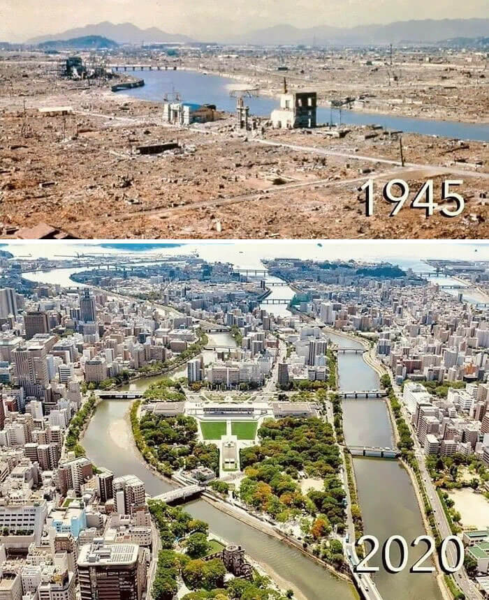 Hiroshima - 1945 and 2020