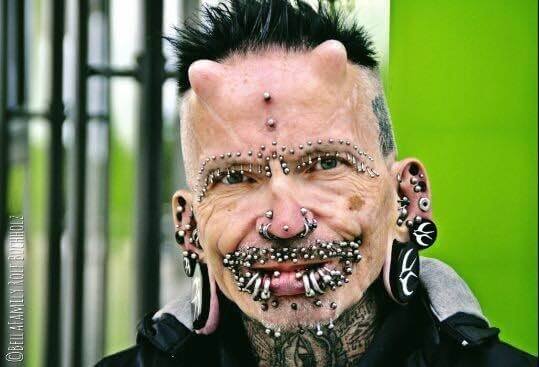 This Man Has 453 Piercings