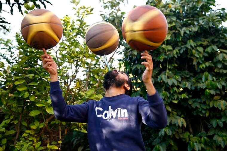 He Can Spin A Ball On A Toothbrush While Balancing It In His Mouth