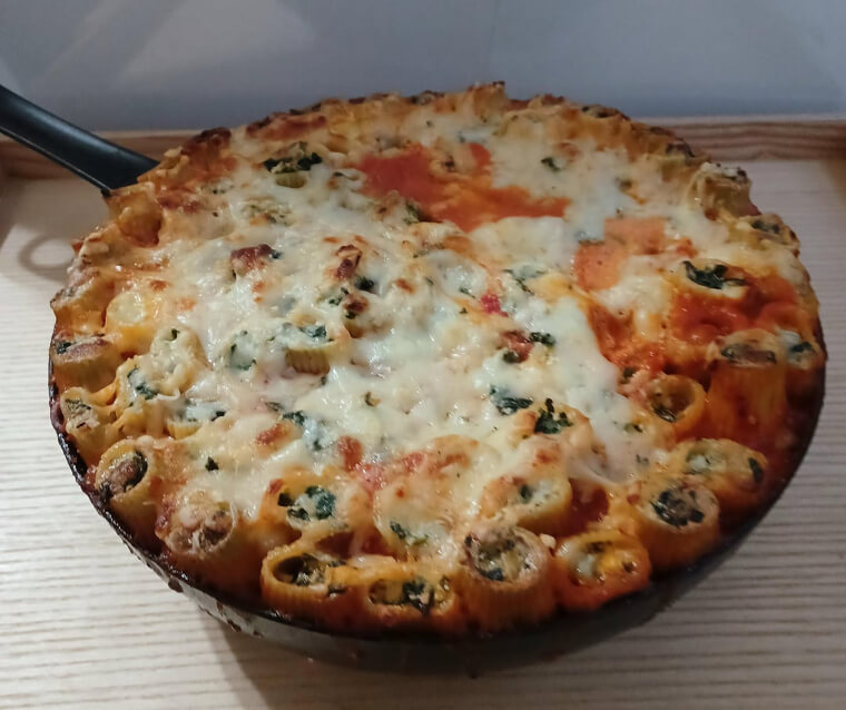 Baked Ziti With Spinach