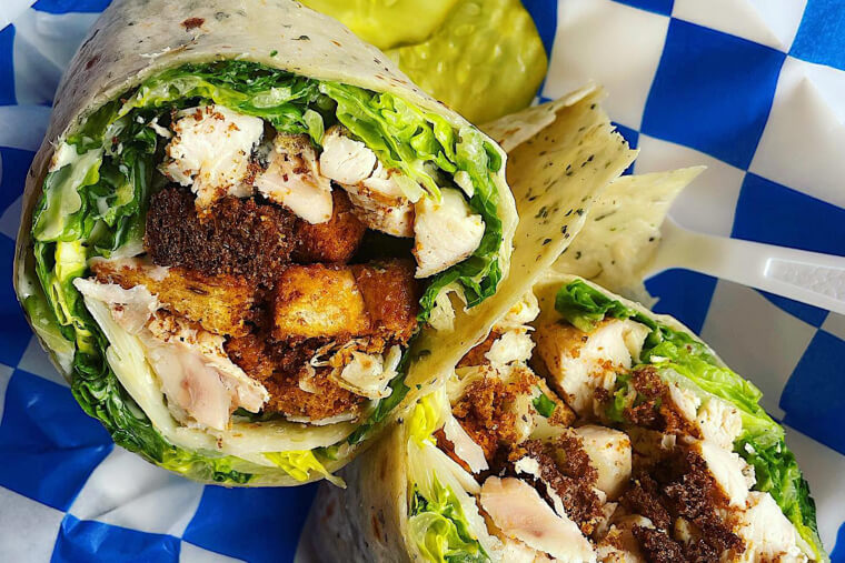 Chicken Caesar Wraps