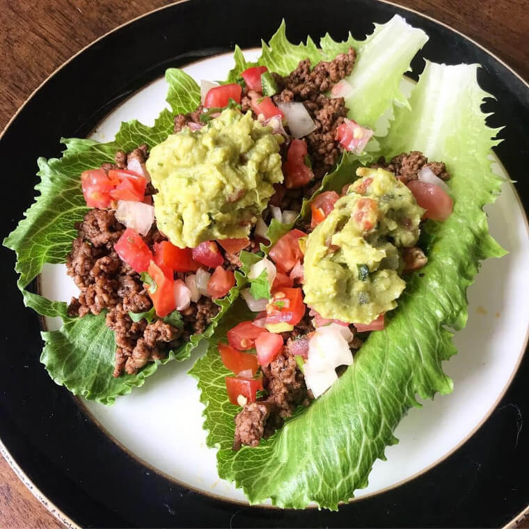 Turkey Taco Lettuce Wraps