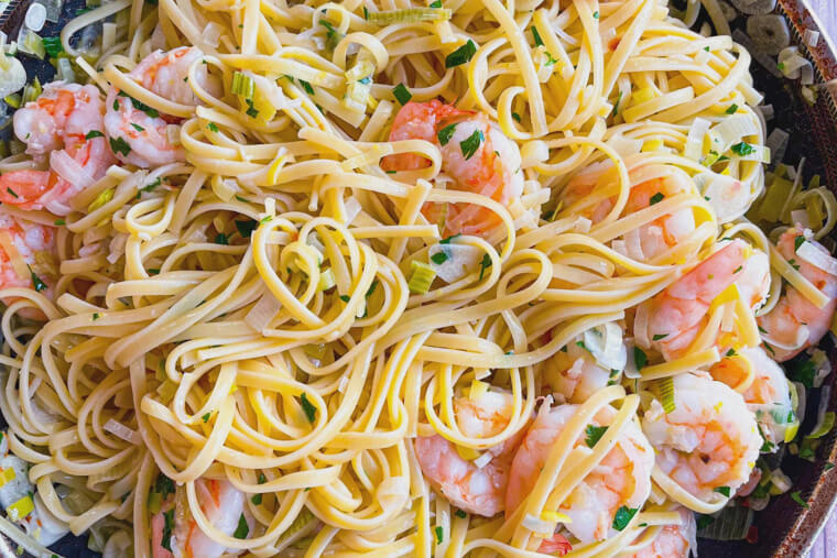 Shrimp Scampi Linguine