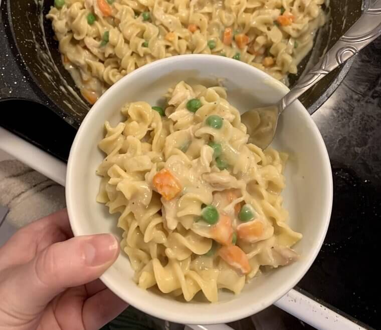 Chicken Pot Pie Pasta