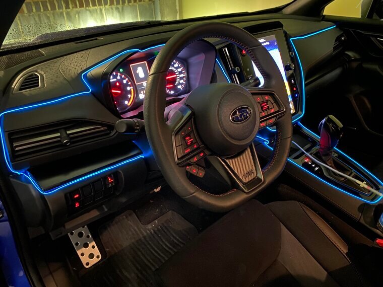 Driving With the Interior Light On at Night