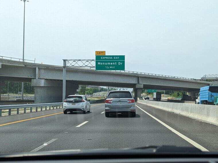 Driving Slowly in the Fast Lane to Save Fuel