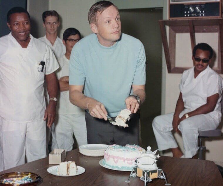 Astronaut Neil Armstrong Celebrating His Birthday