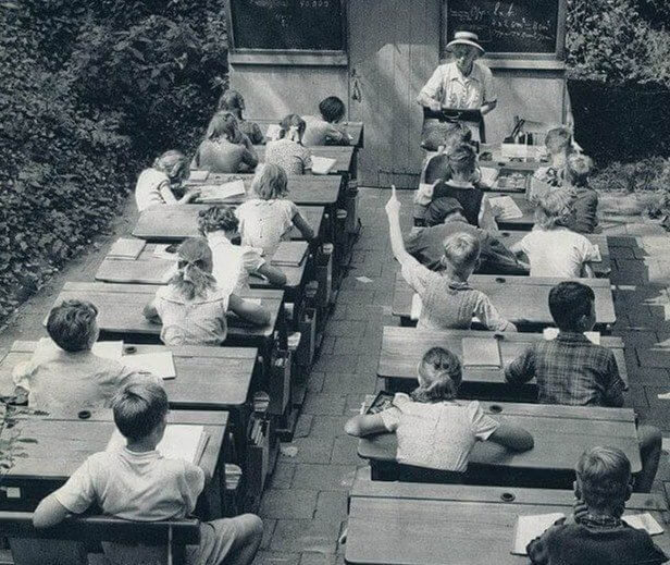 Classrooms Were Once Outside