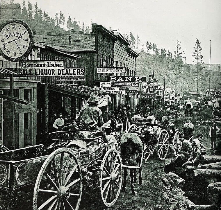 The City of Deadwood, Known for Gold and Crime