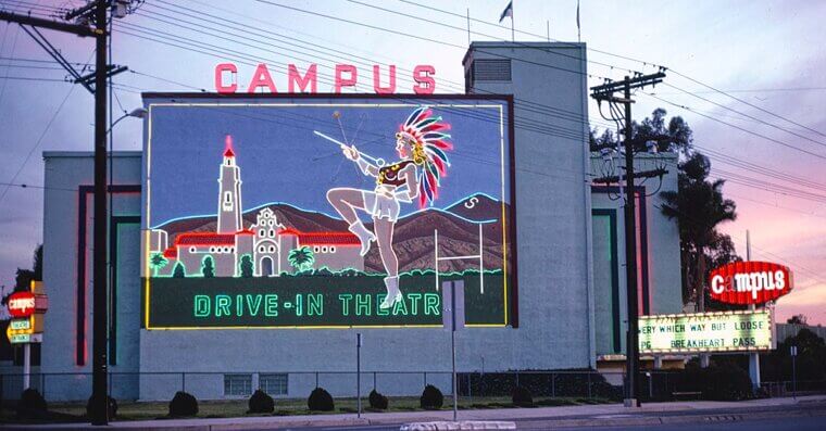 Piling Into One Car for Drive-Ins