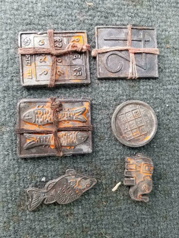 Metalldetektor-Schatz