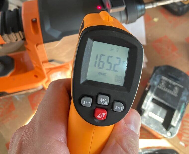 Not Allowing Tools to Cool Down