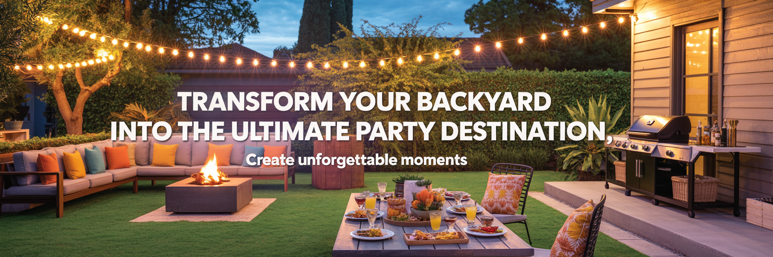 Transform Your Backyard Into the Ultimate Party Destination