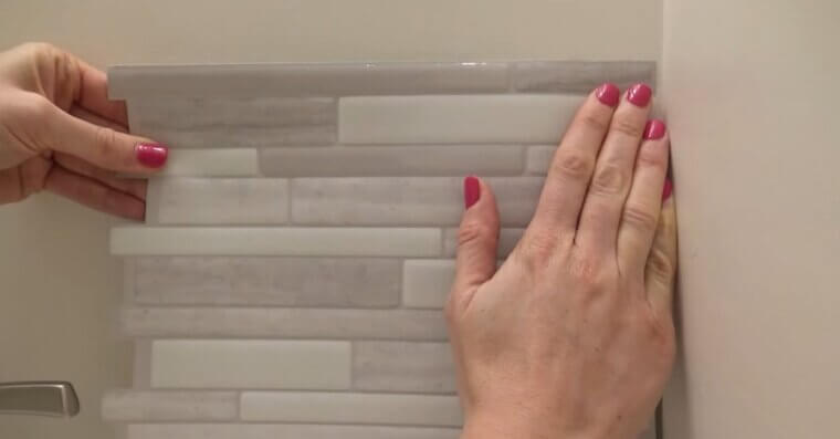 Stick-On Backsplashes