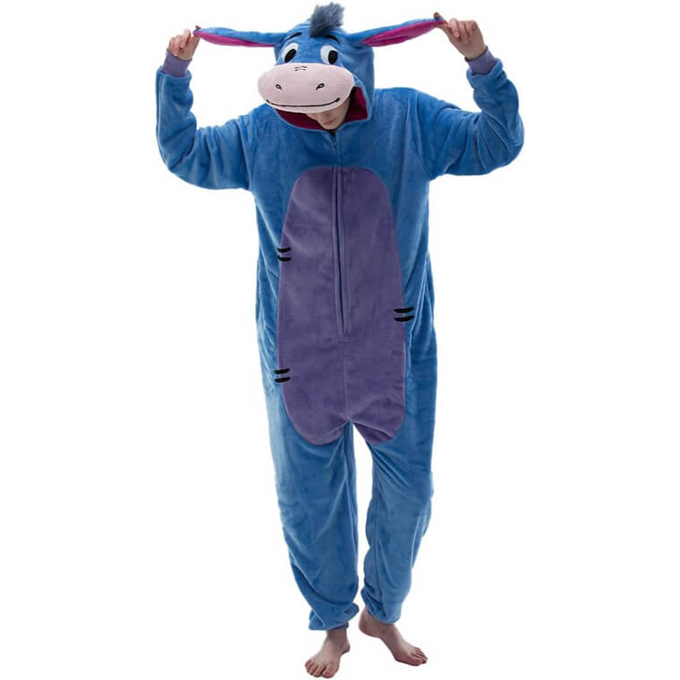 Stay Cozy in COSUSKET Adult Onesie - Perfect for Halloween Fun!