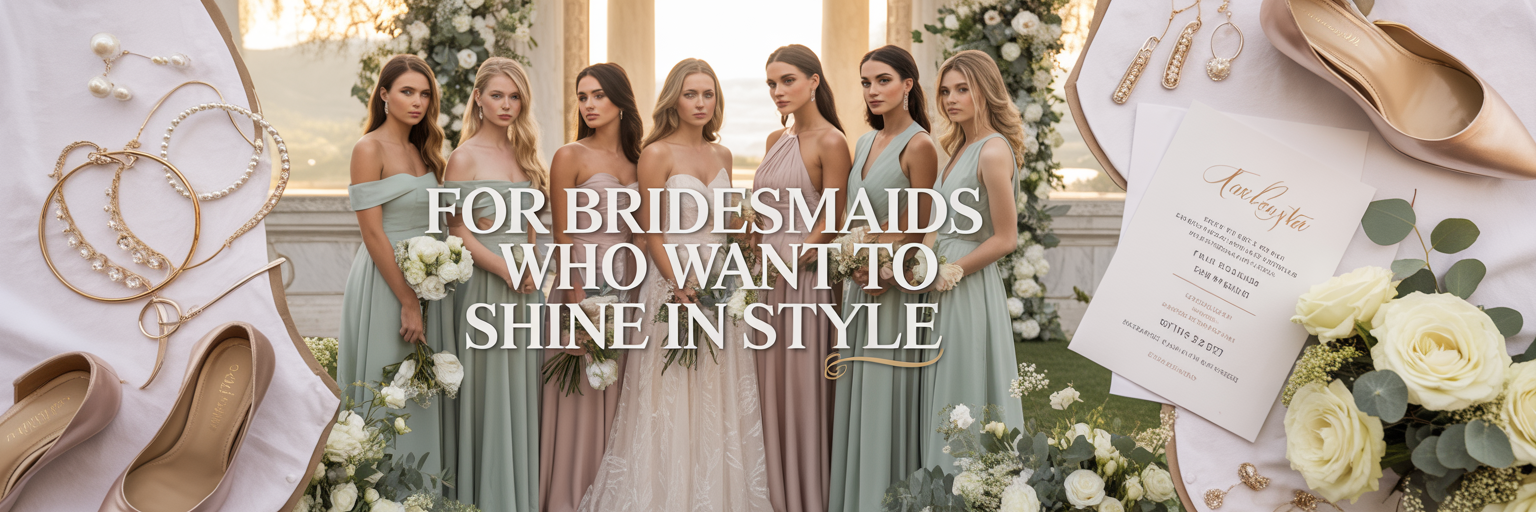 For Bridesmaids Who Want to Shine in Style