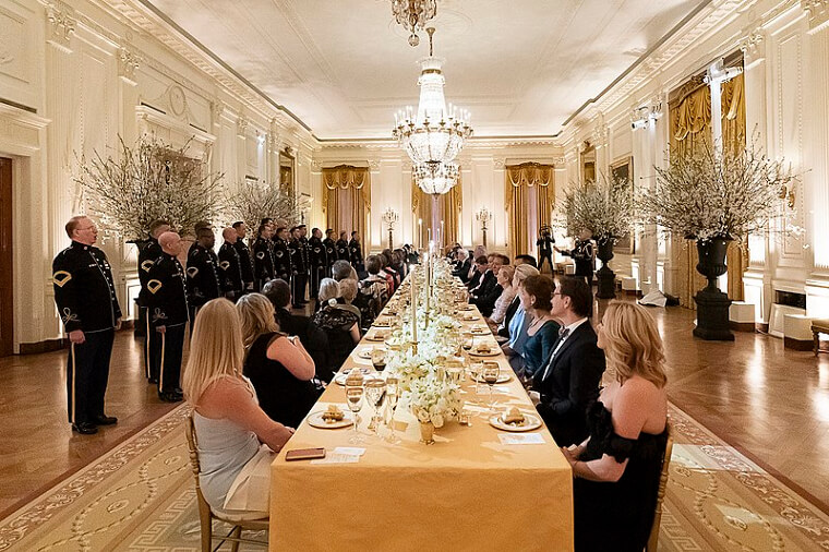 Official Dinners Are Paid For by Taxpayers