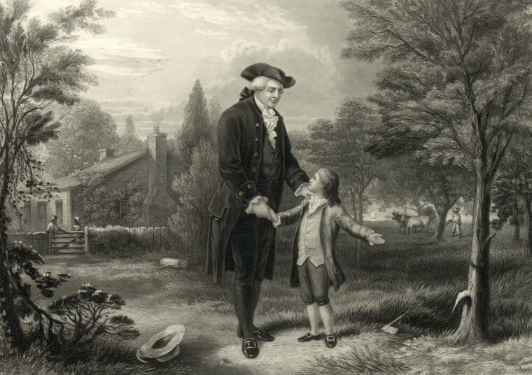 George Washington And The Cherry Tree
