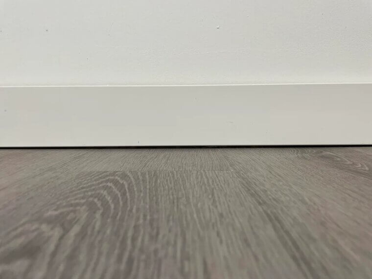 Install Baseboard Height Shoe Molding