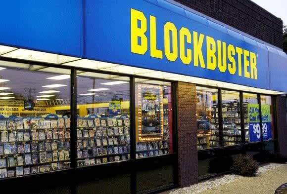 Renting DVDs From Blockbuster